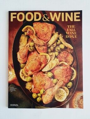 Food & Wine Magazine September, 2026 - The Fall Wine issue
